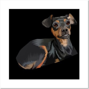 dog vector Posters and Art